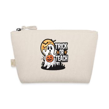 Trick Or Teach Halloween Lehrer - Bio-Täschchen - Natur - Vorne