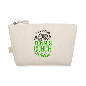 Entraîneur de raquette de joueur de tennis drôle - Trousse biologique - nature - Devant