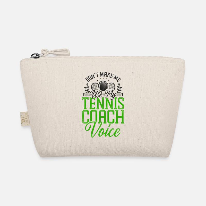 Funny Tennis Player Racket Coach Bio-Täschchen