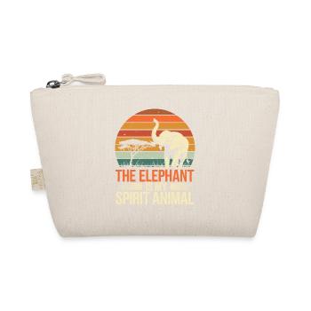 The elephant is my power animal - Organic Pouch - nature - Front