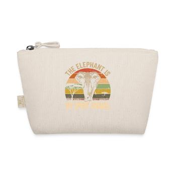The elephant is my spirit animal - Organic Pouch - nature - Front