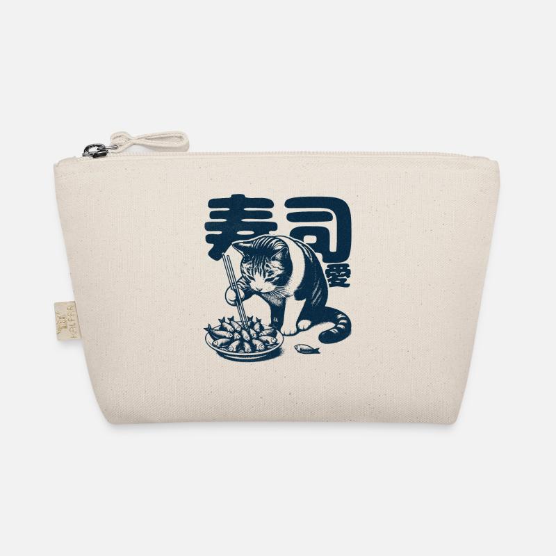 Sushi liebende Katze Bio-Täschchen