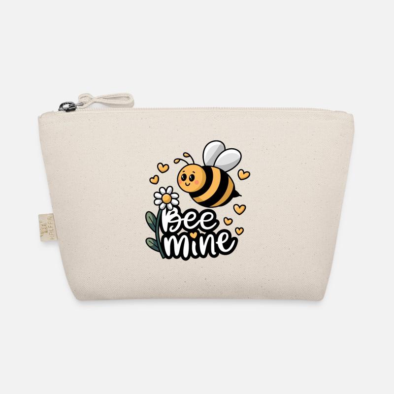 Bee Mine Love Hearts Bio-Täschchen