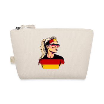Germany Flag Flag Woman Sunglasses Fan - Organic Pouch - nature - Front