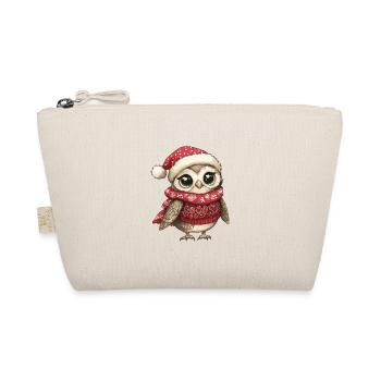 Owl Christmas - Organic Pouch - nature - Front