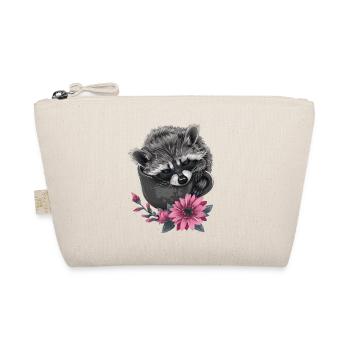 Raccoon - Organic Pouch - nature - Front