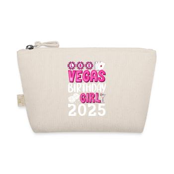Vegas Birthday Girl 2025 - Organic Pouch - nature - Front