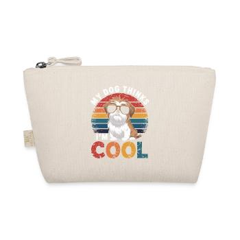 Shi shitzu mon chien pense que je suis cool - Trousse biologique - nature - Devant