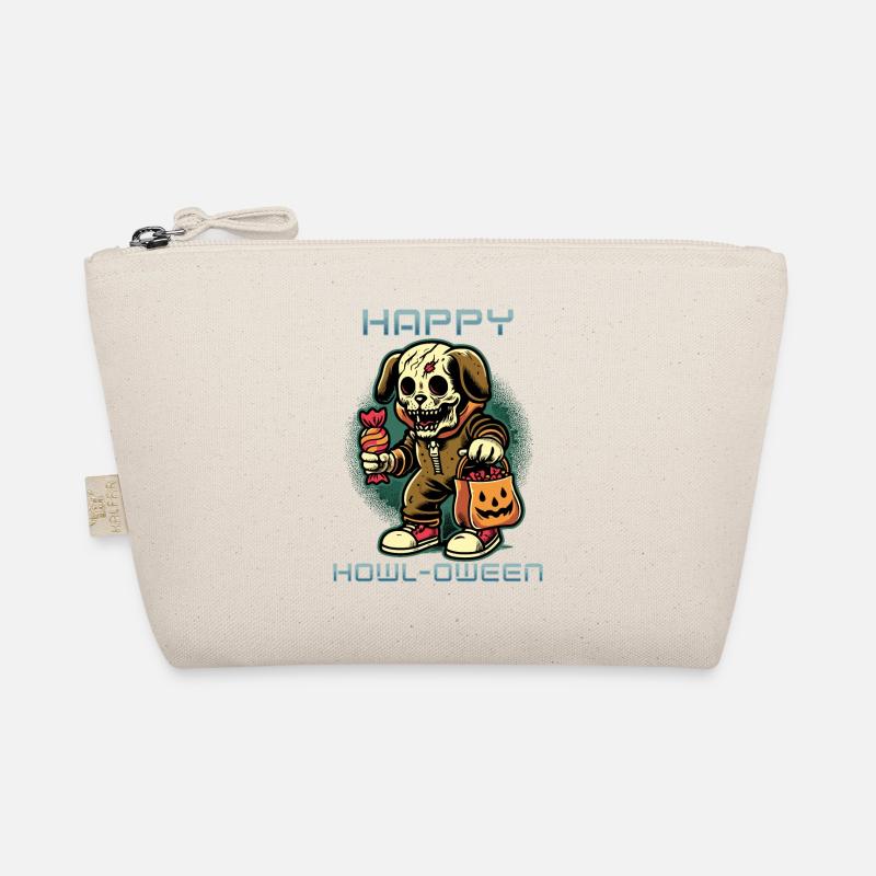 Happy Howl-o-ween Drôle Halloween Chien Dire Trousse biologique