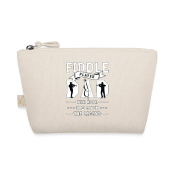 Fiddle Player Dad The Idol The Myth Violinist - Organic Pouch - nature - Front