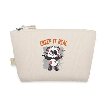 Cute Halloween Ghost Halloween - Organic Pouch - nature - Front