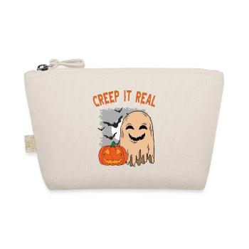 Mignon Halloween Fantôme Halloween - Trousse biologique - nature - Devant