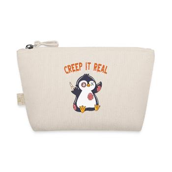 Cute Halloween Ghost Halloween - Organic Pouch - nature - Front