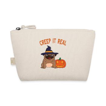 Cute Halloween Ghost Halloween - Organic Pouch - nature - Front
