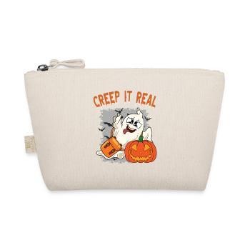 Mignon Halloween Fantôme Halloween - Trousse biologique - nature - Devant