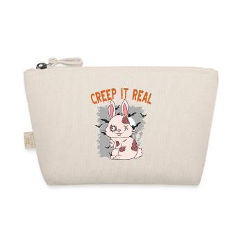 Cute Halloween Ghost Halloween - Organic Pouch - nature - Front