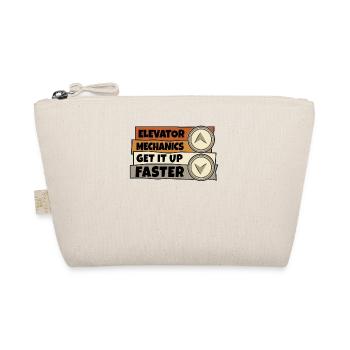 Elevator Mechanics Get It Up Faster Repair - Organic Pouch - nature - Front