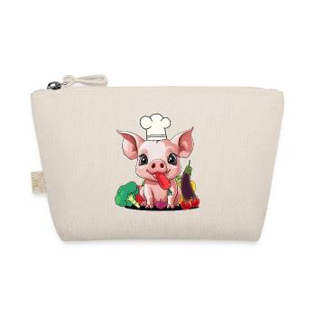 Cochon Légume Cuisinier Cuisinier Cuisinier Porcelet - Trousse biologique - nature - Devant