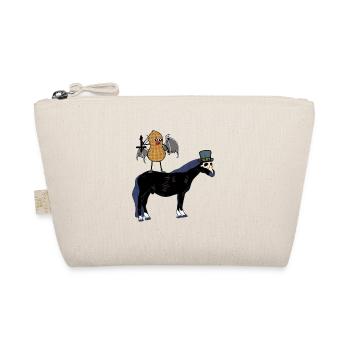 Halloween Vampire Peanut Horse Horse Nut - Organic Pouch - nature - Front