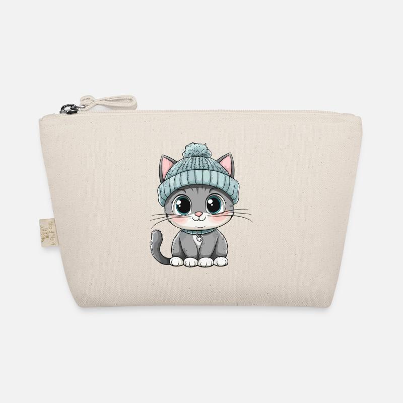 Chat mignon mignon bébé enfants animal dessin animé Trousse biologique