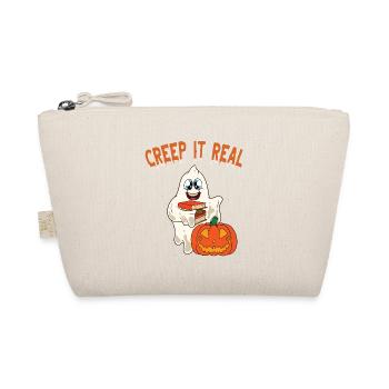 Mignon Halloween Fantôme Halloween - Trousse biologique - nature - Devant