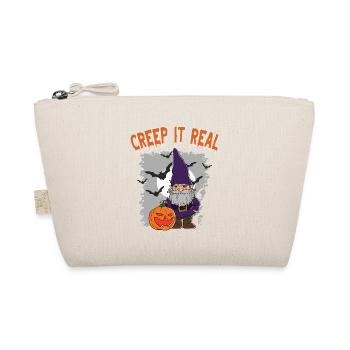Cute Halloween Ghost Halloween - Organic Pouch - nature - Front