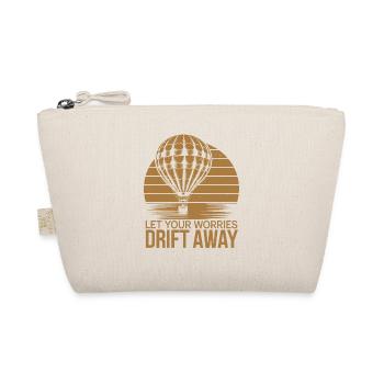 Let Your Worries Drift Away Hot Air Balloon - Organic Pouch - nature - Front