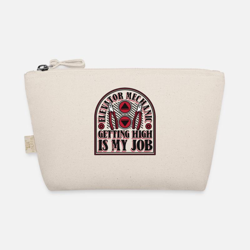 Elevator Mechanic Getting High Is My Job Elevator Organic Pouch