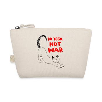 to the Yoga Cat - Organic Pouch - nature - Front