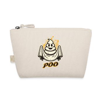 Funny poop pile ghost poo instead of boo - Organic Pouch - nature - Front