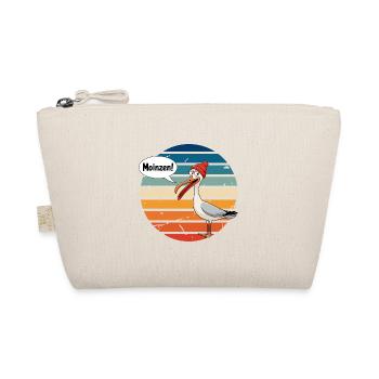 Hamburg Moin Moinzen Seagull North Sea Coast Holiday Fun - Organic Pouch - nature - Front