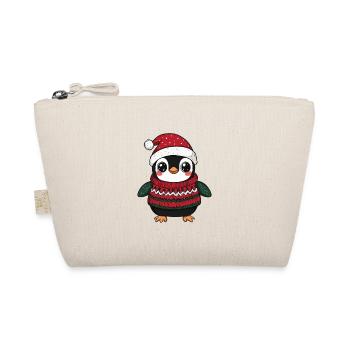 Penguin Christmas - Organic Pouch - nature - Front