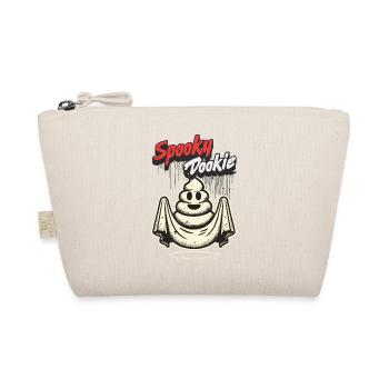 Funny poop pile ghost spooky dookie - Organic Pouch - nature - Front
