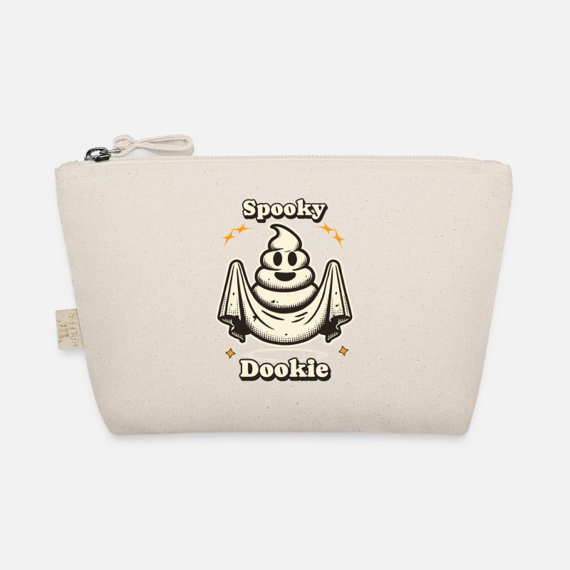 Funny poop pile ghost costume idea Organic Pouch