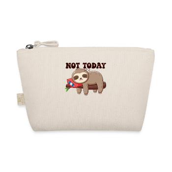 Not Today Folivora Brown-Throated Pilosa Lover - Organic Pouch - nature - Front