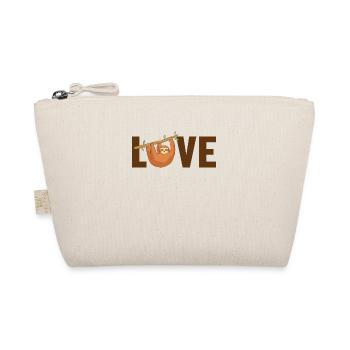 Love Folivora Brown-Throated Pilosa Lover Sloth - Organic Pouch - nature - Front