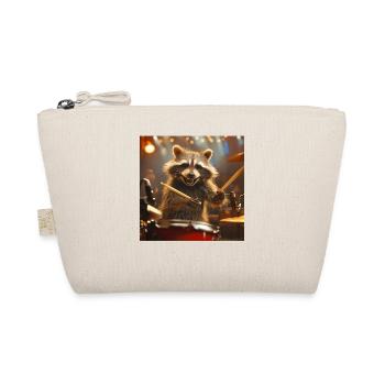 Raccoon - Organic Pouch - nature - Front