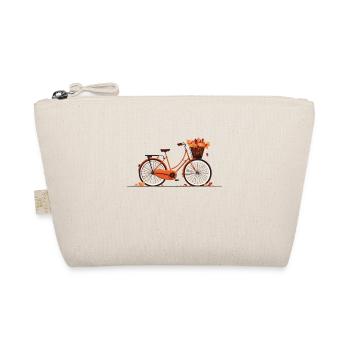 Herbstlaub-Fahrrad Autumn Leaves Bicycle - Organic Pouch - nature - Front