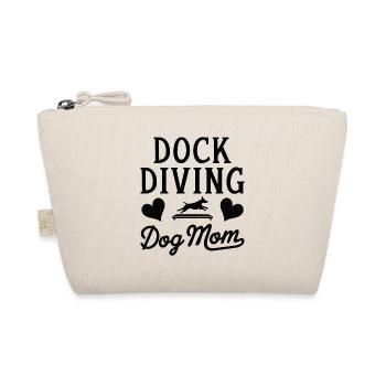 Dock Diving Saying Dog Diving Dock Diving Gift - Organic Pouch - nature - Front