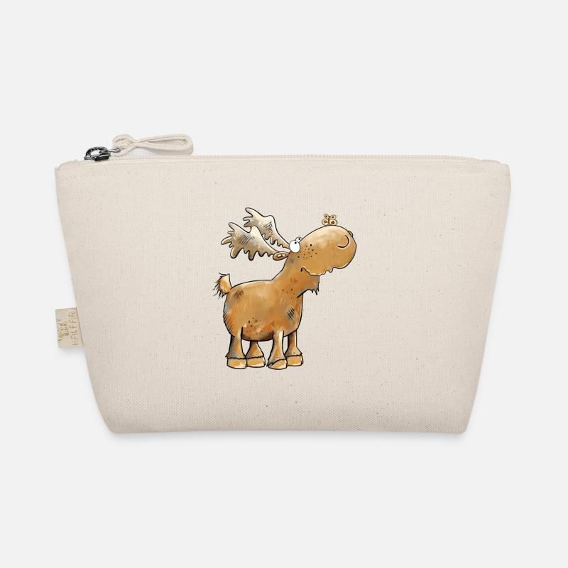 Drolliger Elch Schmetterling Bio-Täschchen