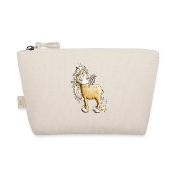 Droll Horse I Horse Motif for Riders - Organic Pouch - nature - Front