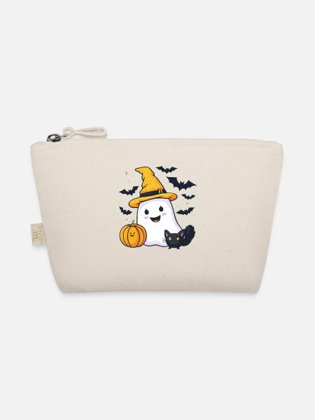 Halloween Geschenk Frauen Geist Männer Kinder Deko - Trousse biologique - nature - Devant