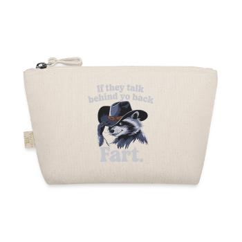 Raccoon - Organic Pouch - nature - Front