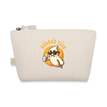 Boo Yeah Gespenst Lustiges Halloween Design - Bio-Täschchen - Natur - Vorne