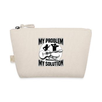Folk Music Enthusiast My Problem My Pictogram Dad - Organic Pouch - nature - Front