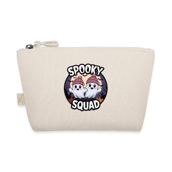 Halloween Spooky Squad Ghost with Hat - Organic Pouch - nature - Front