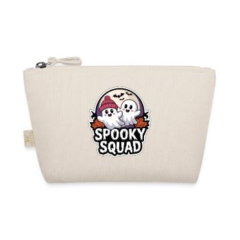 Halloween Spooky Squad Ghost with Hat - Organic Pouch - nature - Front
