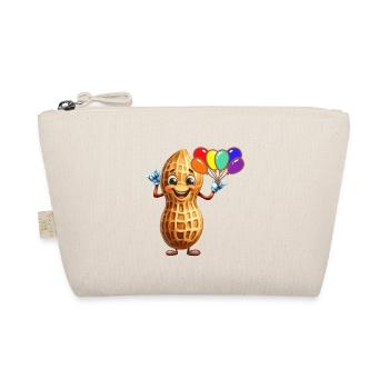 Balloons Kids Birthday Pea Nut Peanuts Nut - Organic Pouch - nature - Front