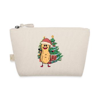 Peanut Christmas Christmas Christmas Tree Xmas - Organic Pouch - nature - Front