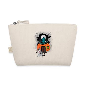 Rat Rats Pumpkin Mouse Mice Kids Child House - Organic Pouch - nature - Front